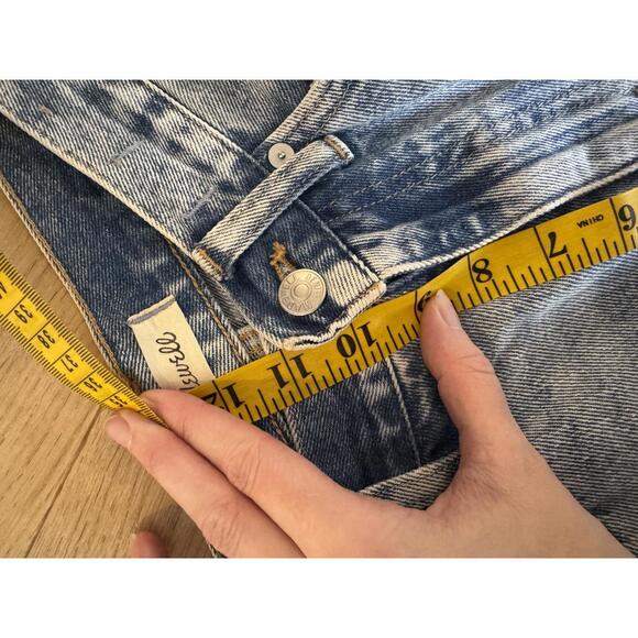 Madewell Baggy Straight Jeans - Light Blue Wash - W24 L30 - Picture 5 of 9